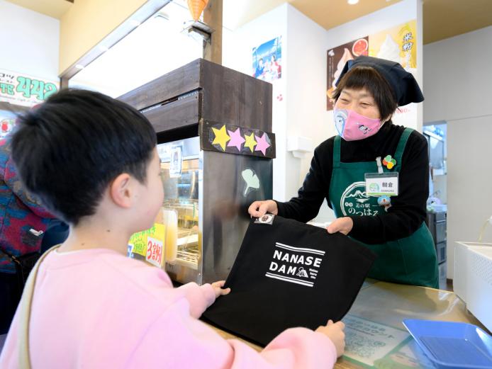 ▲見学が終わったら「道の駅のつはる」に移動 ※入口までの移動手段は徒歩または各自の自家用車で